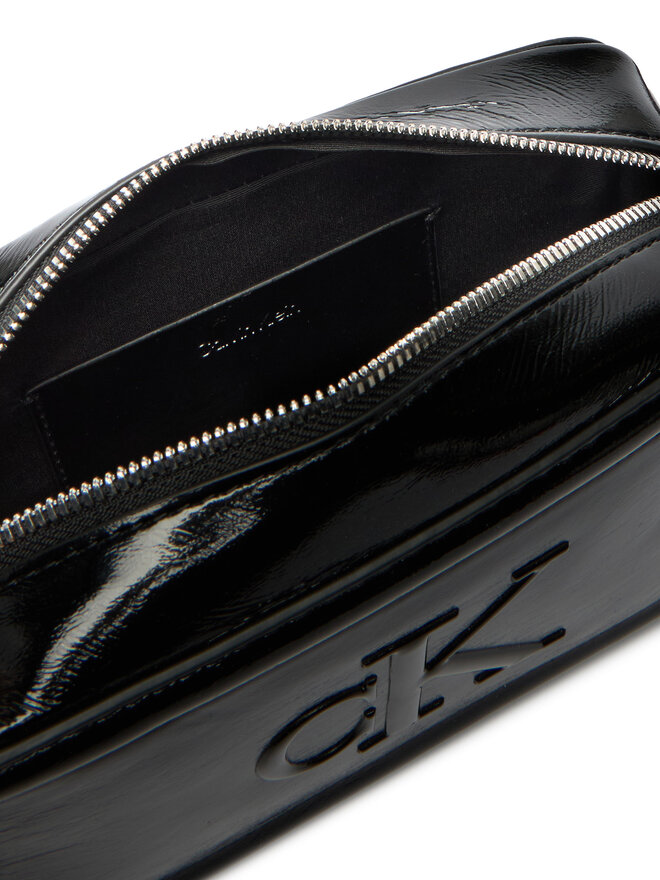 Calvin Klein Geantă Calvin Klein Bold Ck Metallic Camera Bag LV04F3331G Negru