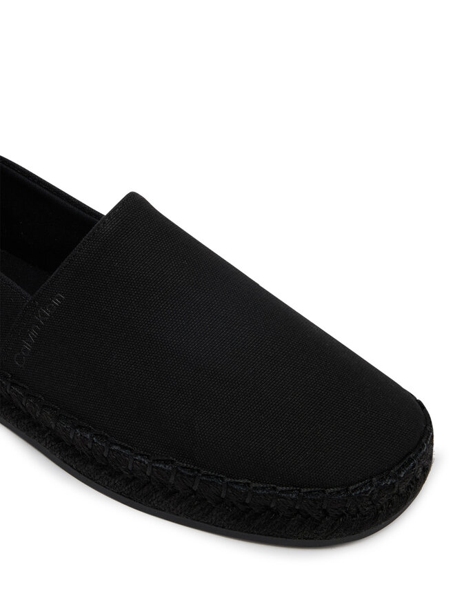 Calvin Klein Espadrilles Calvin Klein Oblique Espadrille Canvas HW0HW02931 Schwarz