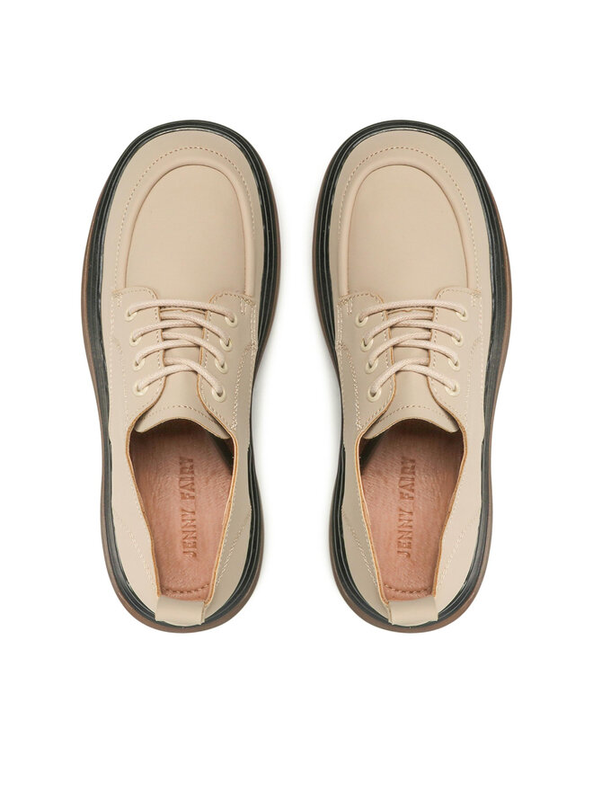 Jenny Fairy Oxford Schuhe Jenny Fairy WS9176-01 Beige