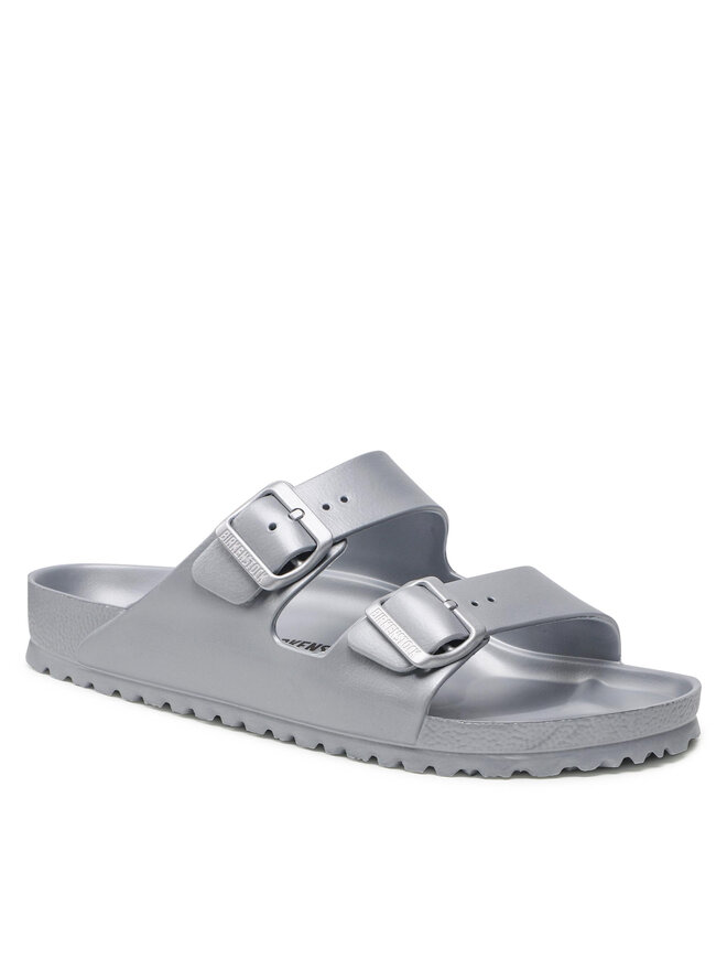 Ciabatte Birkenstock Arizona 1003490 Argento escarpe