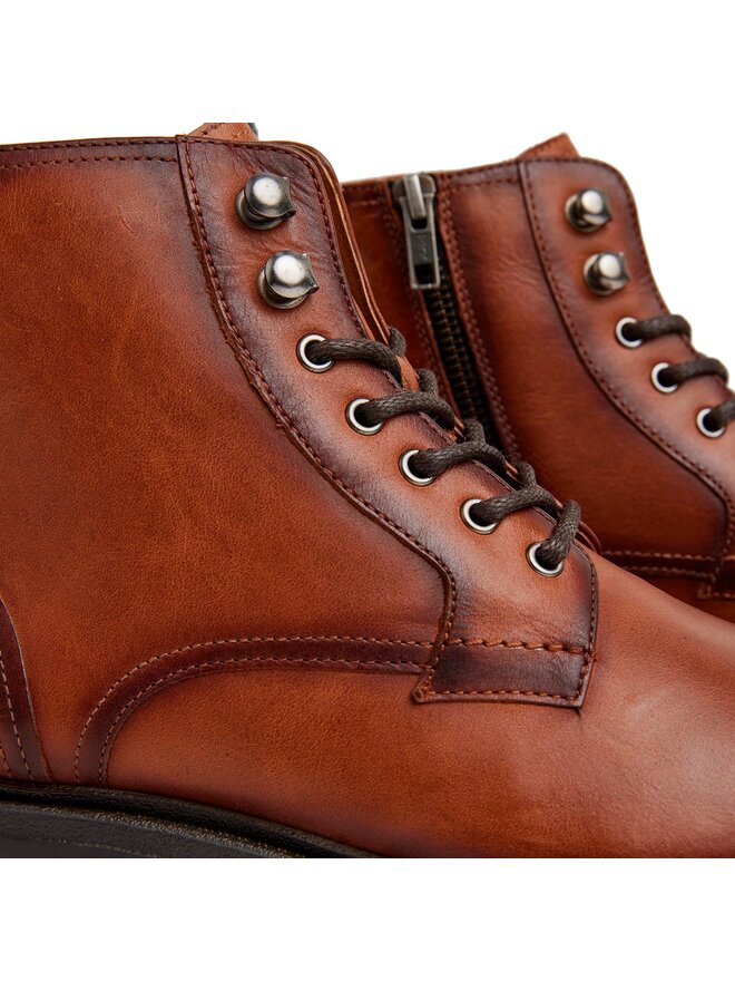 Pepe Jeans Kozačky Pepe Jeans PMS50237 Hnědá