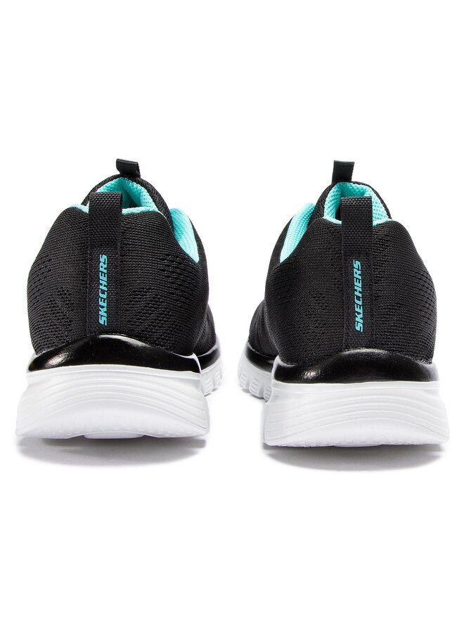 Skechers Αθλητικά Skechers Get Connected 12615/BKTQ Μαύρο