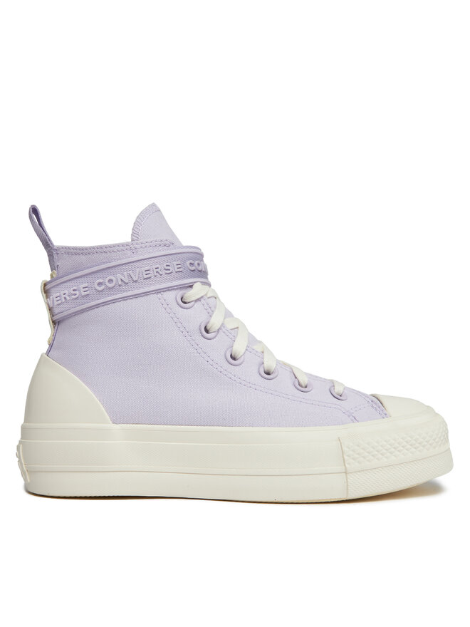 Sneakers aus Stoff Converse Chuck Taylor All Star Lift Platform Utility Strap A03961C Violett eschuhe