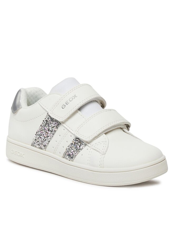 Geox Sneakersy Geox J Eclyper Girl J45LRA 000BC C0007 S Biały