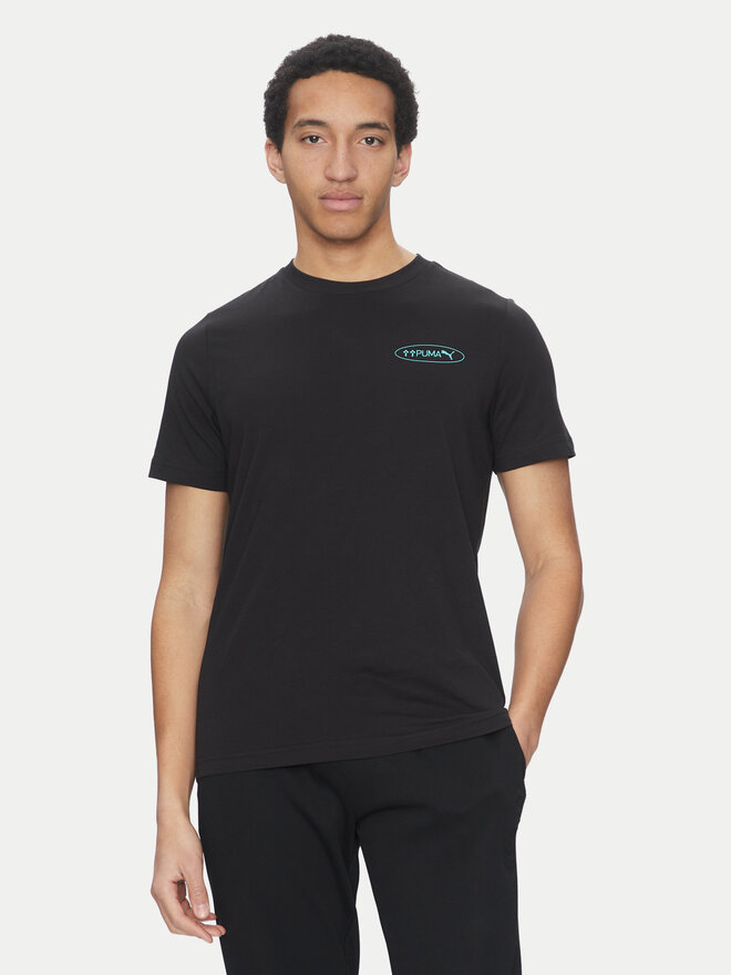 Puma Puma T-Shirt Graphics 3 Circles 684834 Μαύρο Regular Fit