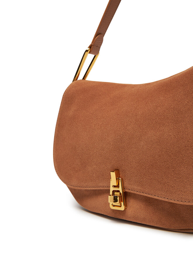 Coccinelle Τσάντα Coccinelle PQS Magie Suede Bim E1 PQS 18 03 01 Καφέ