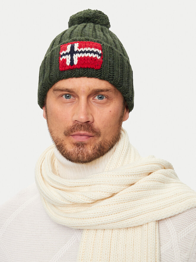 Napapijri Mütze Napapijri Semiury 5 NP0A4GKB Grün