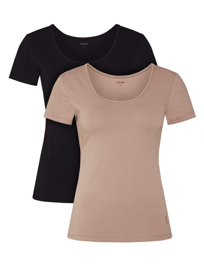 HUGO HUGO 2er-Set T-Shirts 50469660 Schwarz Regular Fit