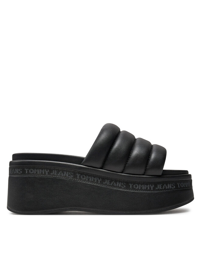 Tommy Jeans Ciabatte Tommy Jeans Tjw Wedge Sandal EN0EN02455 Nero