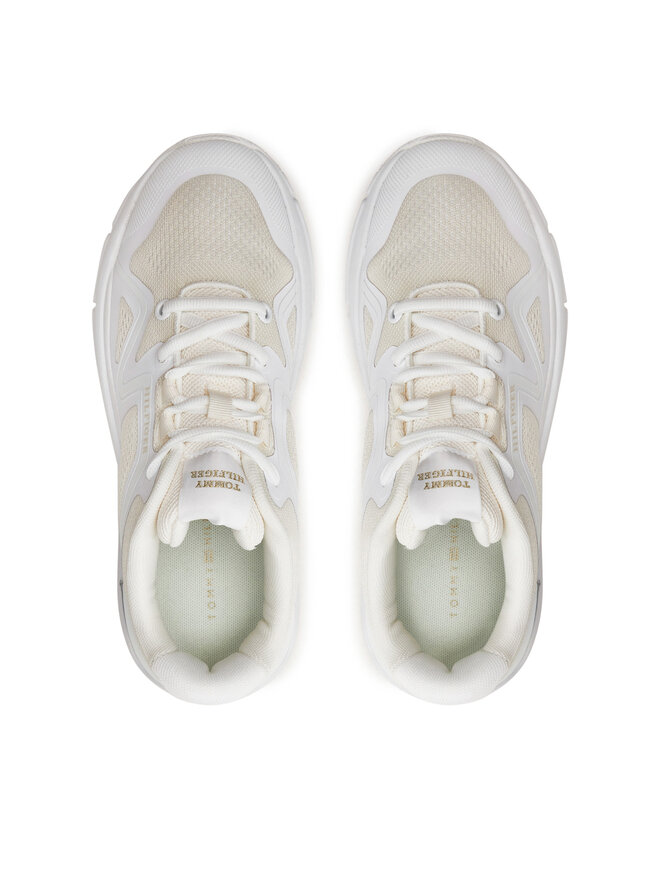 Tommy Hilfiger Sneakersy Tommy Hilfiger Womens Trail Runner FW0FW08202 Écru