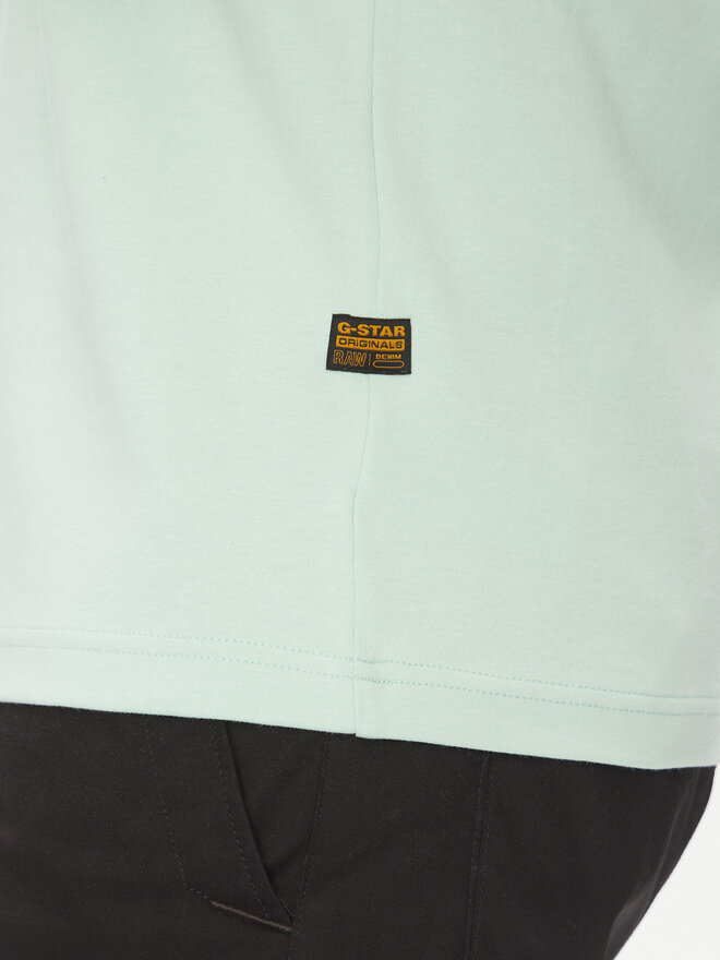 G-Star Raw G-Star Raw Marškinėliai Old Skool D25967-C812 Žalia Regular Fit
