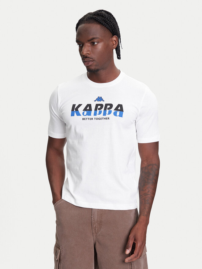 Kappa Kappa Camiseta 351U8KW 001 Blanco Regular Fit