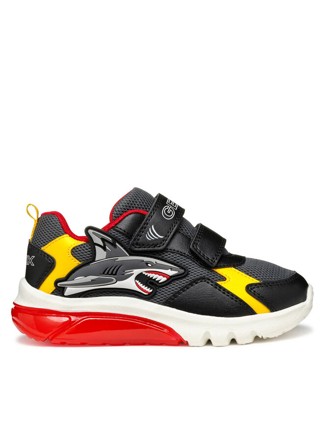 Geox Sneakersy Geox J Ciberdron J55LBB 014BU C0070 S Sivá