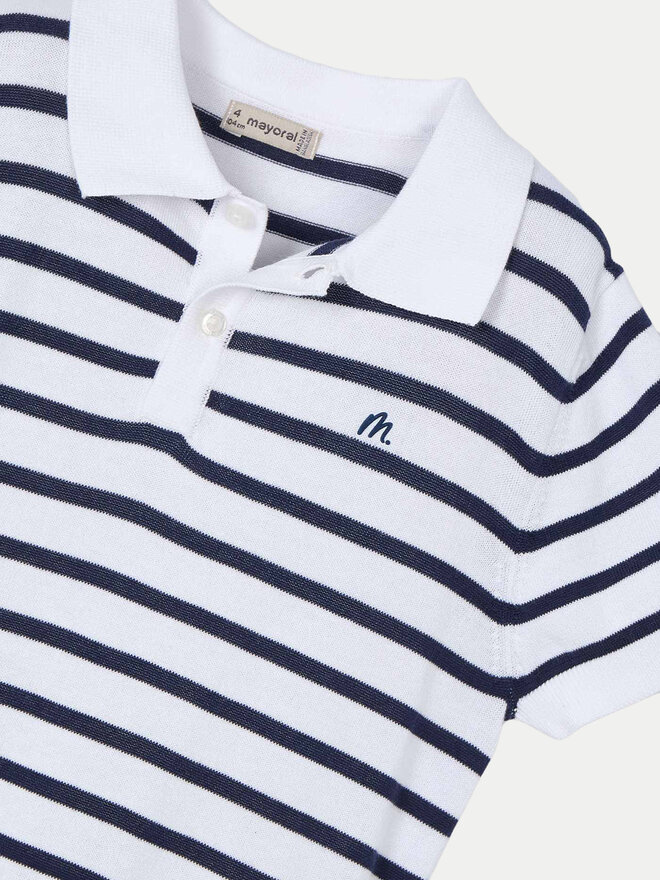 Mayoral Mayoral Polo marškinėliai 3104 Balta Regular Fit