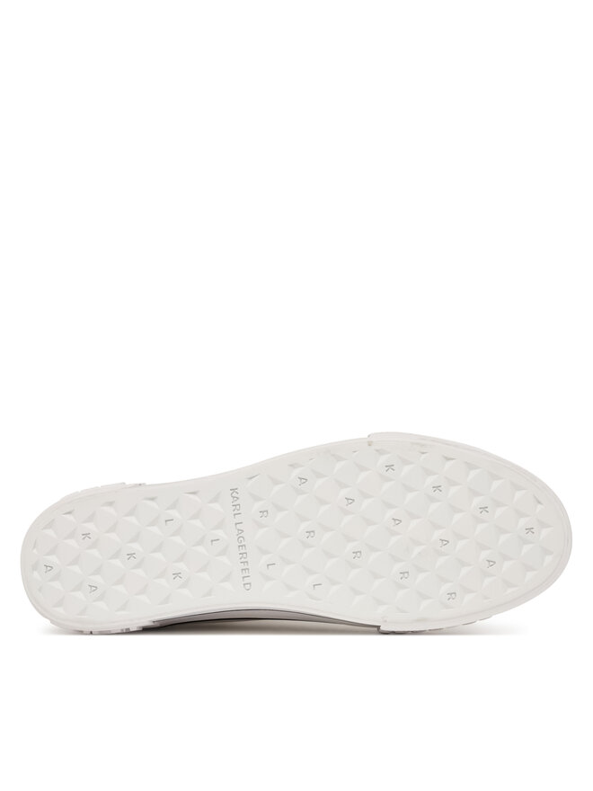 KARL LAGERFELD Sneakers aus Stoff KARL LAGERFELD Kampus Max KL60456 Weiß