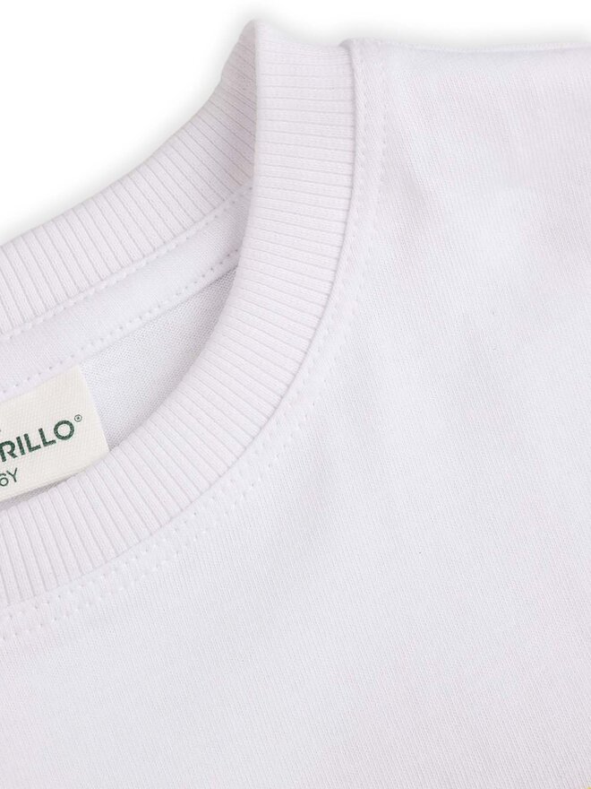 Coccodrillo Coccodrillo Camiseta WC5143203LBD Blanco Regular Fit