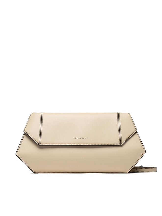 Trussardi Дамска чанта Trussardi Sagaria Clutch 75B01405 Бежов