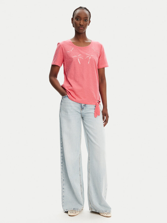 Olsen Olsen Camiseta 11104823 Rosa Regular Fit