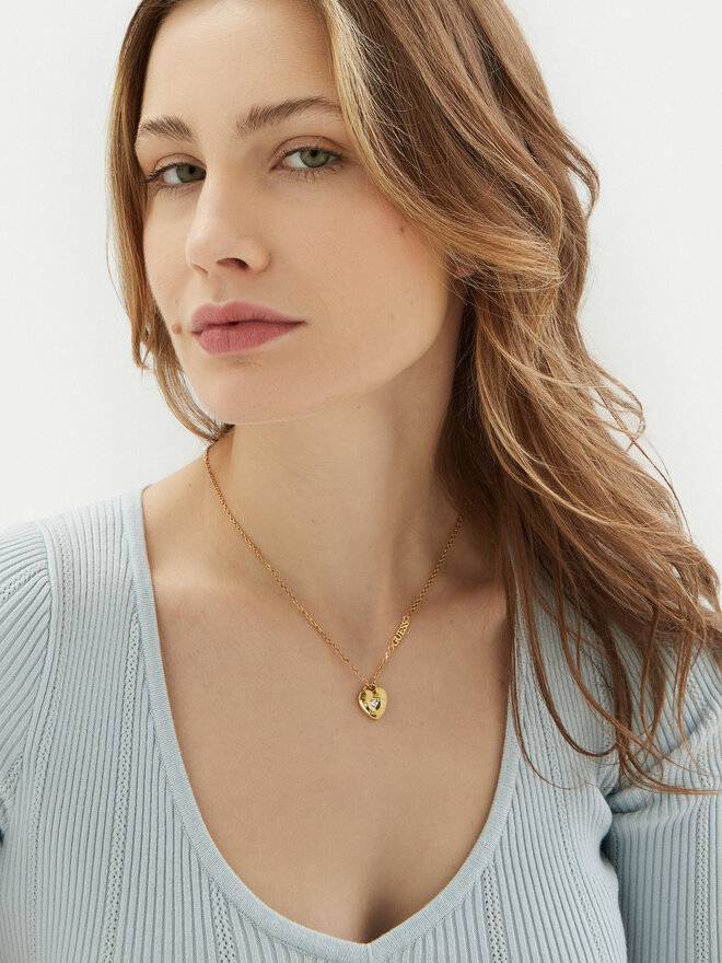 Guess Колие Guess JUBN05 056JWzłoty Златист