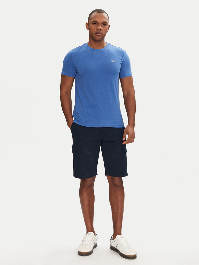 Tommy Jeans Tommy Jeans T-Shirt Jaspe DM0DM20363 Μπλε Slim Fit