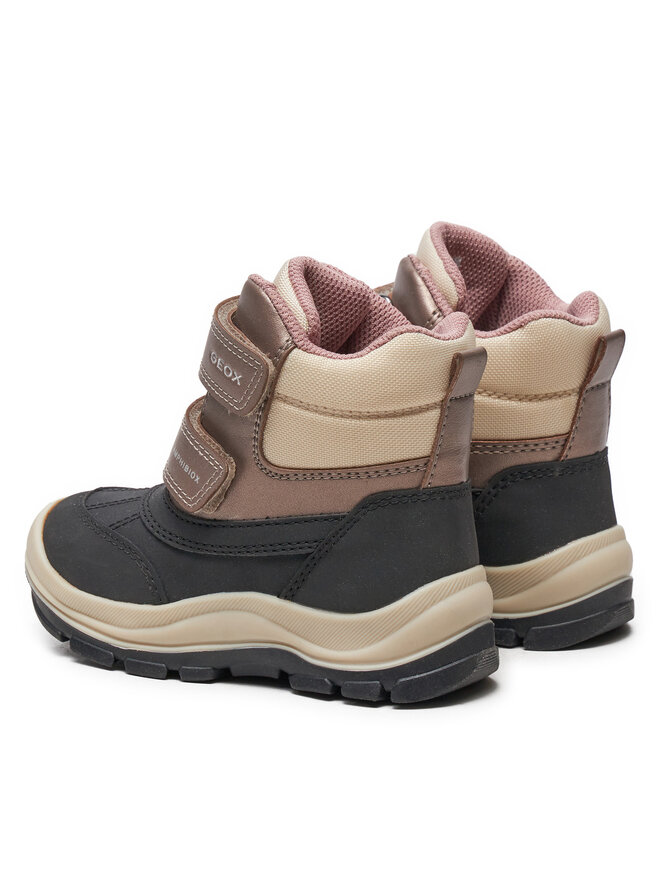 Bottes de neige Geox B Flanfil Girl B Abx B463WD 050FU C0976 S Noir chaussures