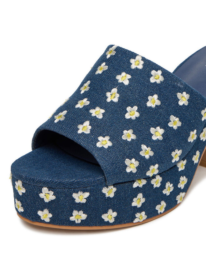 DeeZee Pantoletten DeeZee 6103-3 Dunkelblau