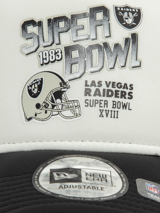 New Era Czapka z daszkiem New Era Las Vegas Raiders Superbowl 60595293 Biały