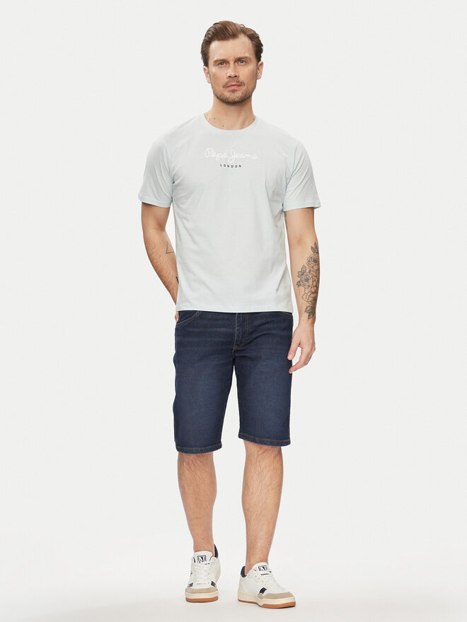 Pepe Jeans Pepe Jeans Camiseta Eggo N PM508208 Azul Regular Fit