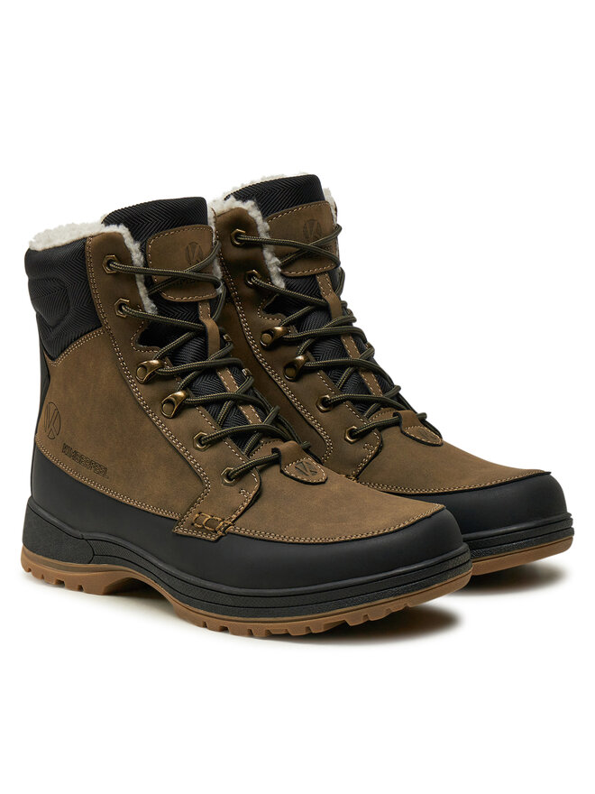 Kimberfeel Schnürstiefeletten Kimberfeel Nolan Khakifarben