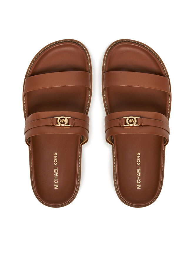MICHAEL Michael Kors Natikači MICHAEL Michael Kors Mandy Flat Sandal 40S5MAFS2L Rjava