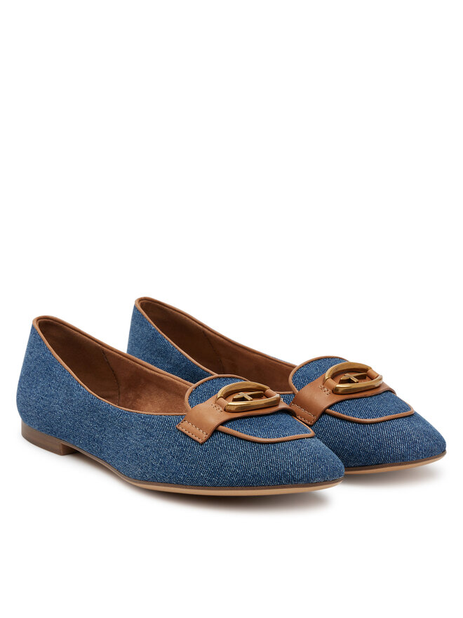 Tamaris Baleriny Tamaris 1-22144-44 Granatowy