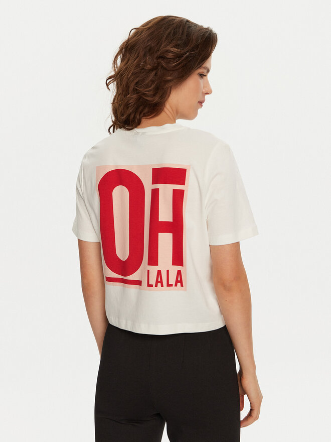Vero Moda Vero Moda T-Shirt Elena 10326789 Λευκό Boxy Fit
