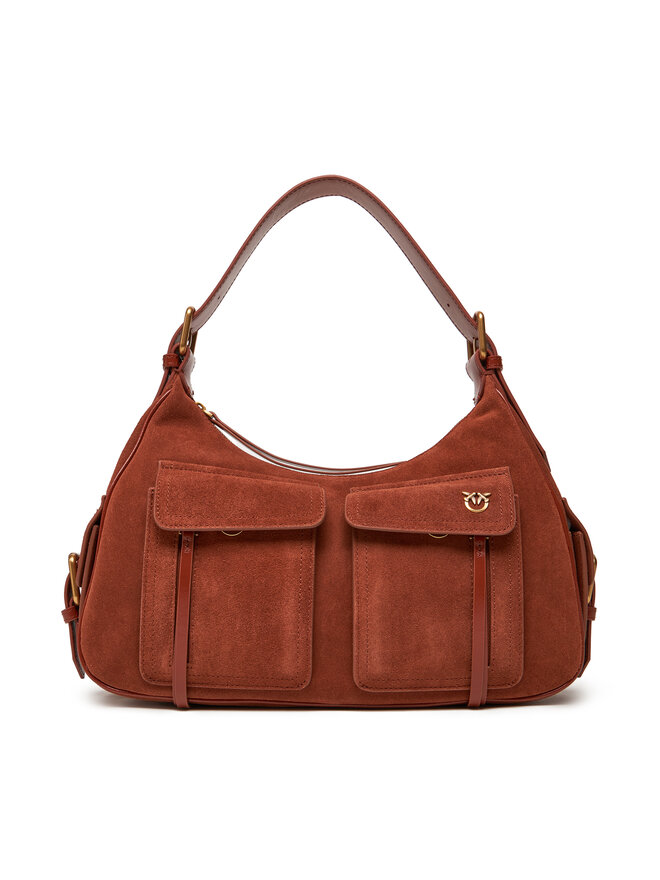 PINKO Kabelka PINKO Cargo Bag Maxi PE 25 PLTT 104507 A29N Hnědá