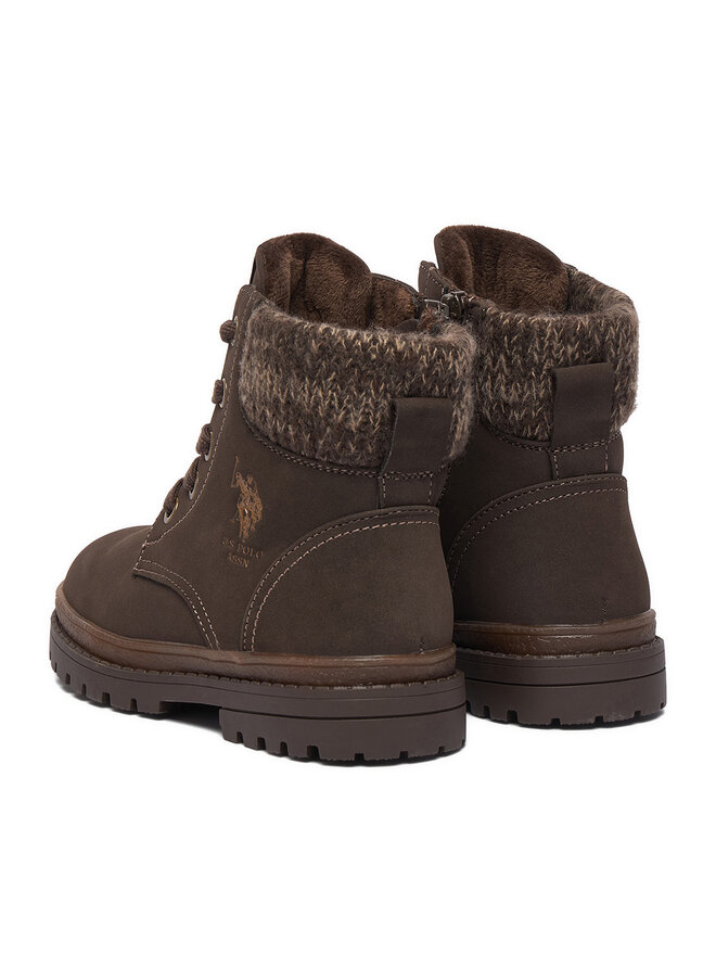 U.S. Polo Assn. Schnürschuhe U.S. Polo Assn. EO-VLAD001K/GYT1-BRW Dunkelbraun