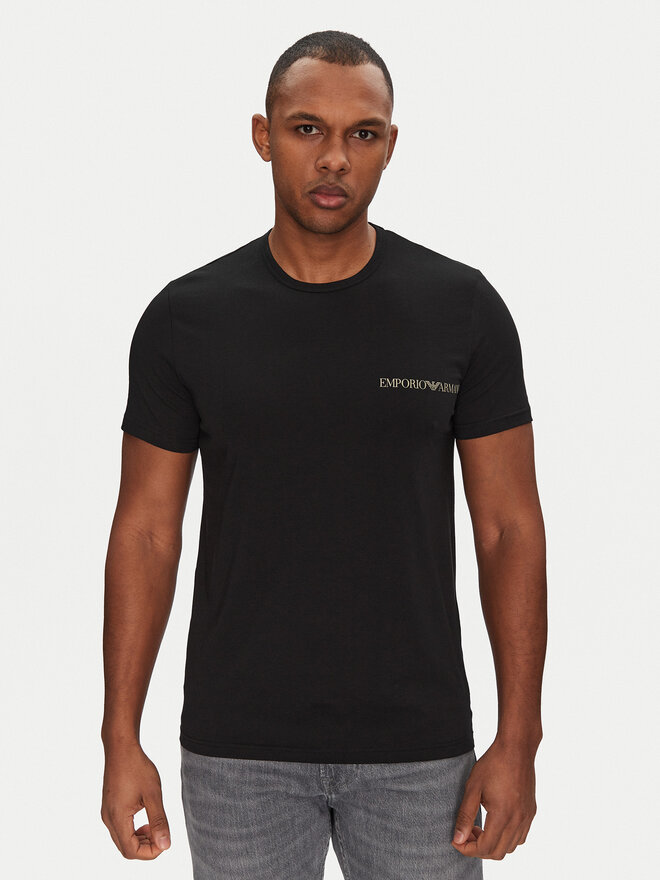 Emporio Armani Underwear Emporio Armani Underwear Σετ 2 T-Shirts EM000391 AF10779 MC005 Μαύρο Regular Fit