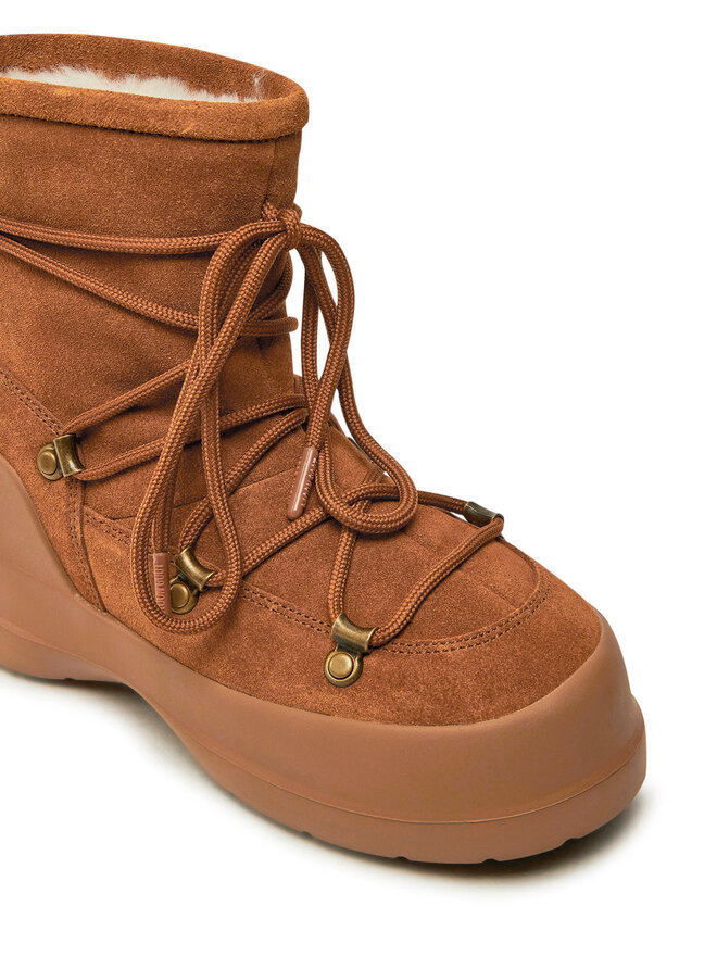 Moon Boot Śniegowce Moon Boot Luna Boot Suede 80D2480030 Brązowy
