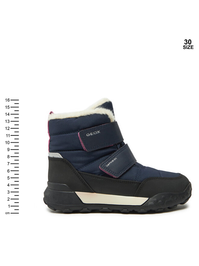 Geox Škornji za sneg Geox J Trekkyup Girl B Ab J46M7B 0FU50 C4002 S Mornarsko modra