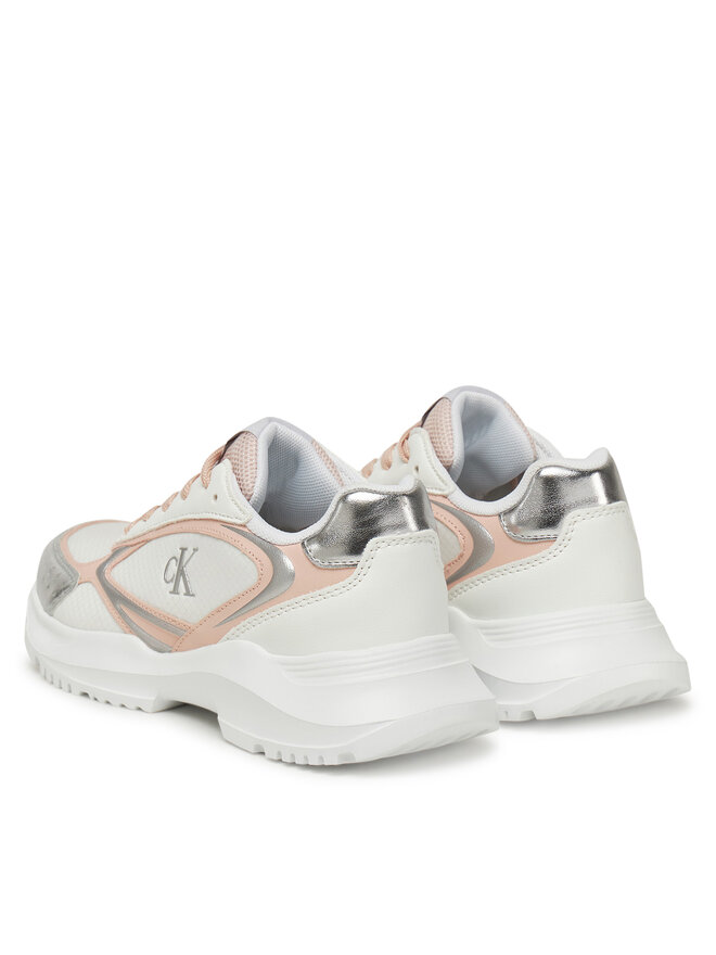 Calvin Klein Jeans Sneakersy Calvin Klein Jeans V3A9-82031-1695Y302 Biela