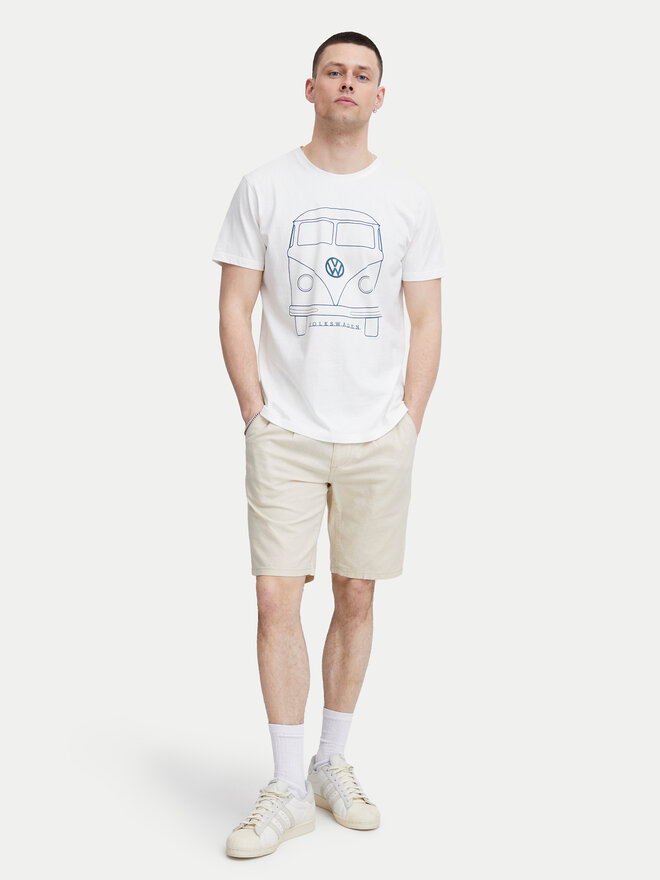 Blend Blend Camiseta 20716993 Blanco Regular Fit