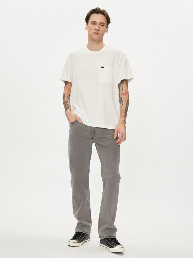 Lee Lee Majica 112342986 Écru Regular Fit