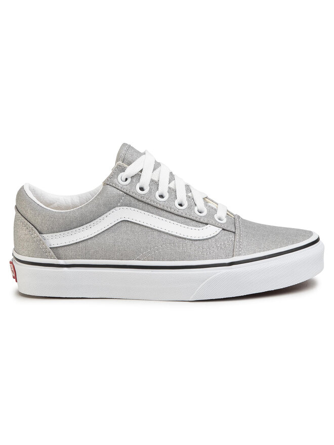 Vans old skool w silver cheap