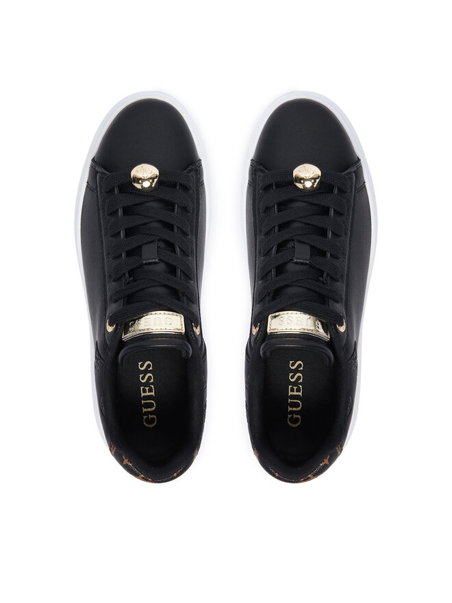 Guess Sneakers Guess FLTFRE LEA12 Schwarz