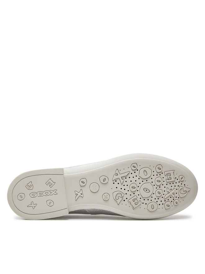 Geox Baleriny Geox Jr Plie' J4555D 00044 C1007 D Srebrny