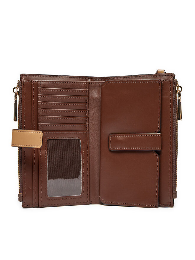 Aldo Große Damen Geldbörse Aldo Illori 13863741 Braun