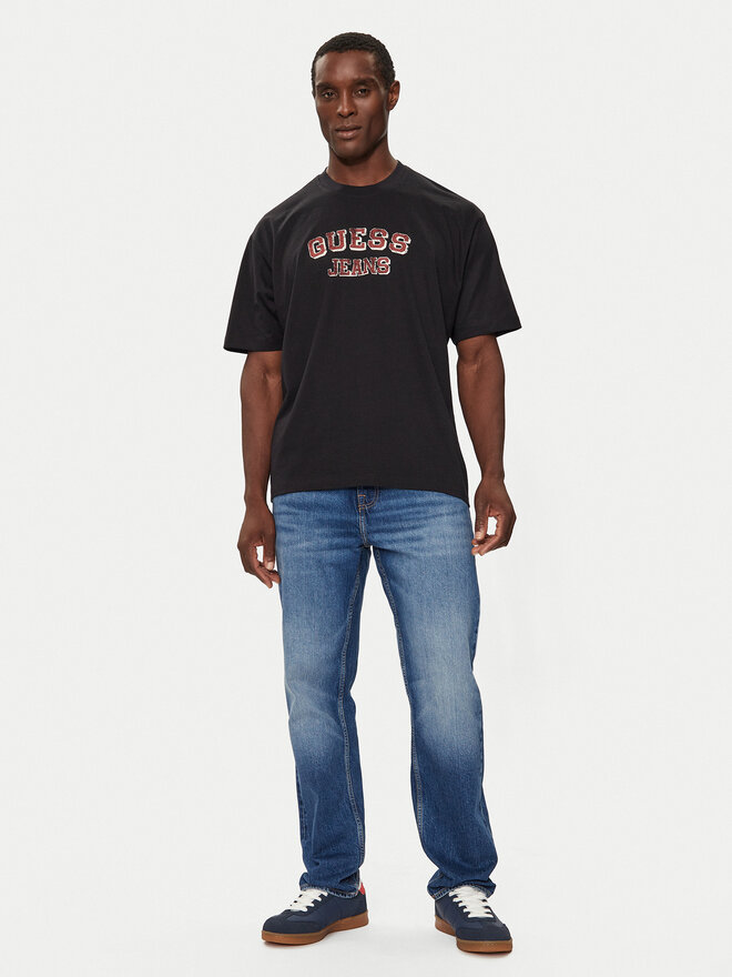 Guess Guess T-Shirt M4BI78 K8FQ4 Μαύρο Oversize