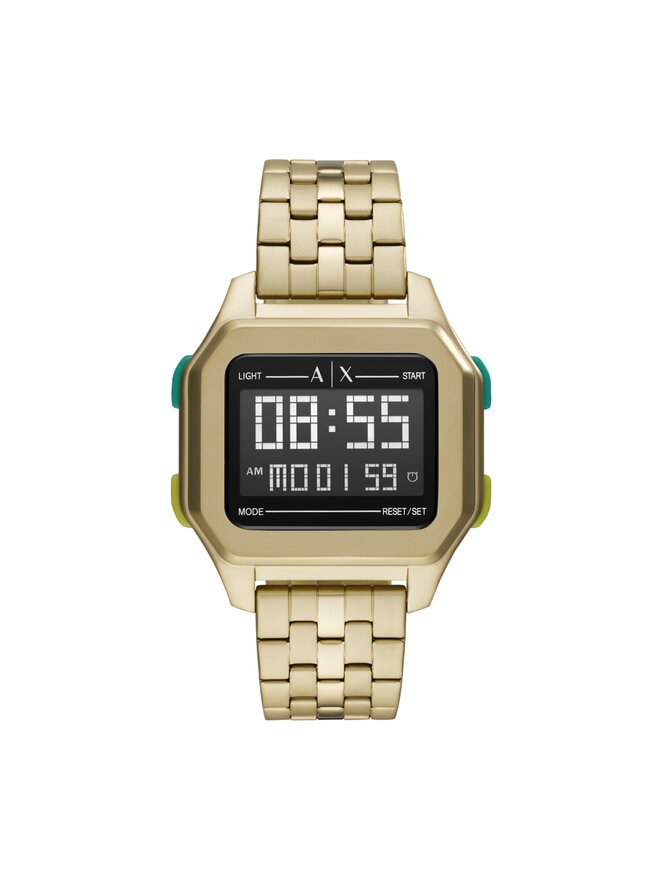 Armani Exchange Zegarek Armani Exchange Shell AX2950 Złoty