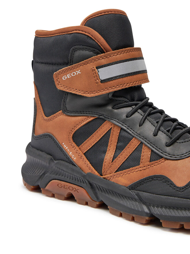 Geox Botas altas Geox J Flexyper Plus Boy J36LCD 0MEFU CR69B S Marrón