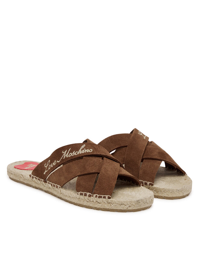 LOVE MOSCHINO Natikači LOVE MOSCHINO JA28362G0MIG0300 Rjava