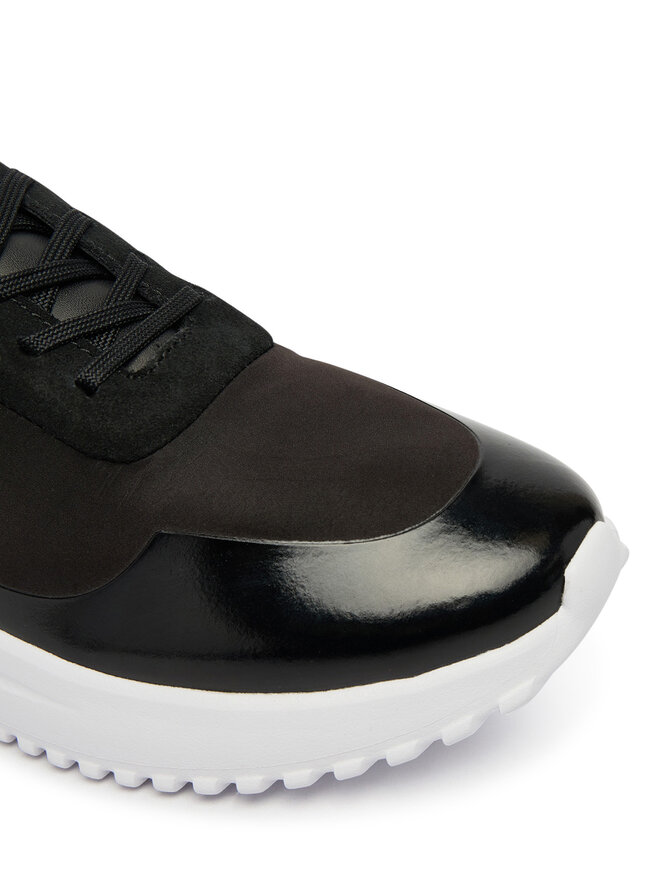 Calvin Klein Sneakers Calvin Klein Eva Runner Lace Up Mat Mix YW0YW02016 Nero