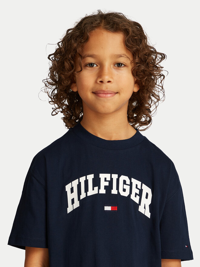 Tommy Hilfiger Tommy Hilfiger Póló Varsity KB0KB09533 Sötétkék Regular Fit